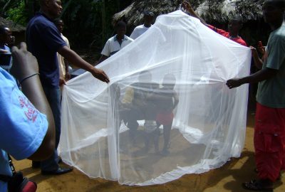 Liberia - LLINs are delivered via motorcycle to remote districts in Liberia